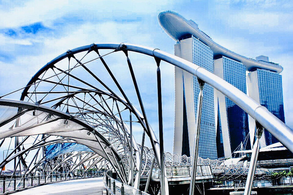 สะพานเกลียว ฮีลิกซ์ Helix Bridge